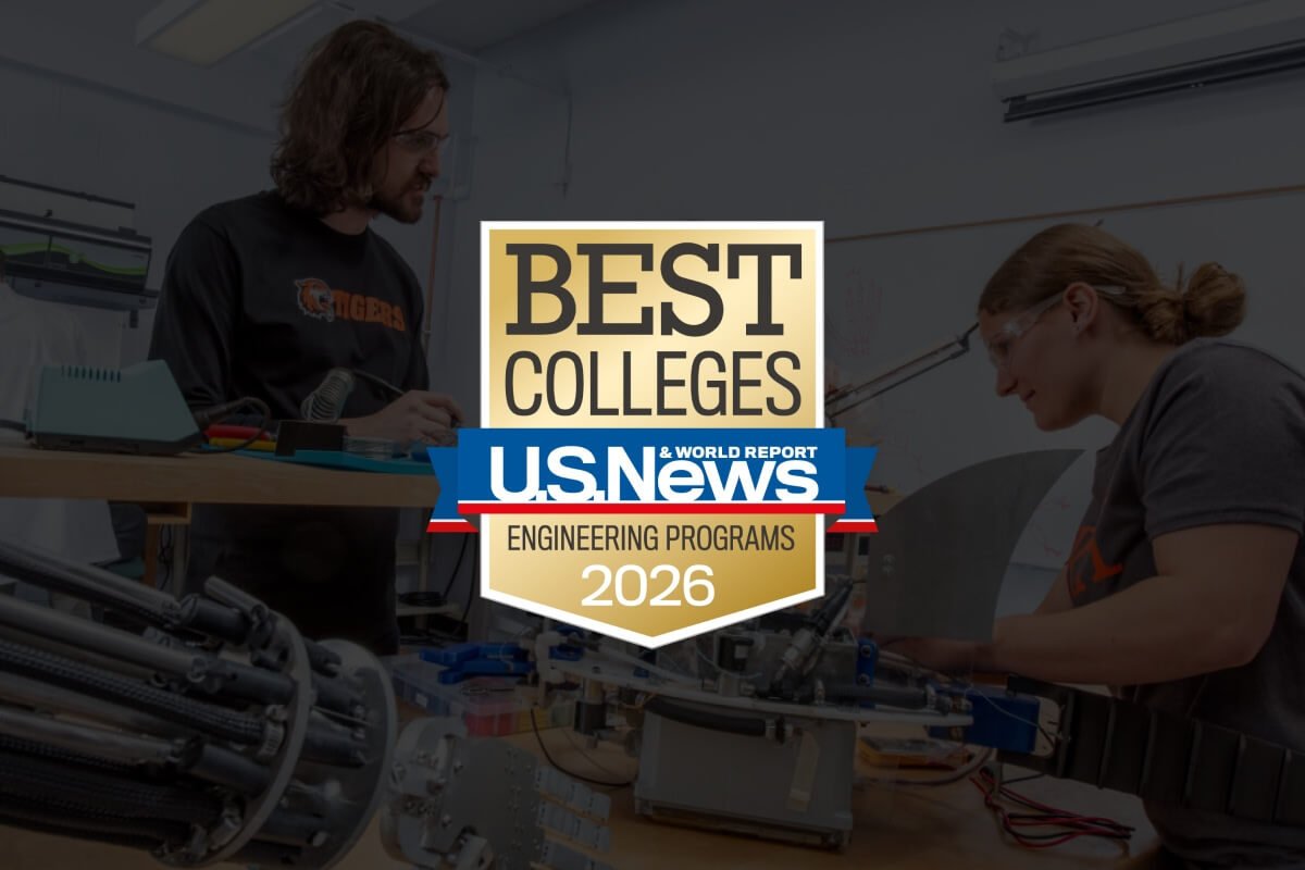 US News and World Report Badge for Best Undergraduate Engineering Programs for 2026.