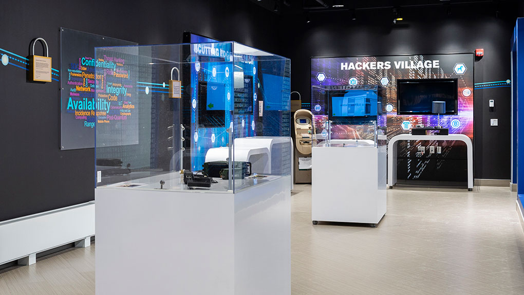 museum displays related to cybersecurity.