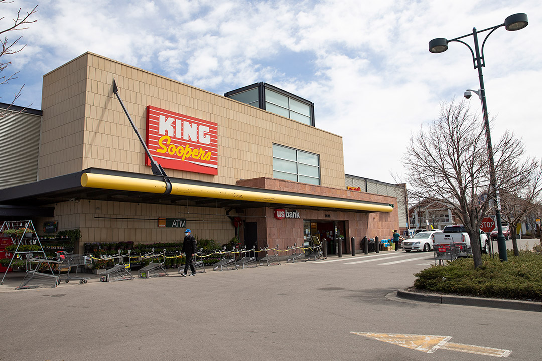 exterior of King Soopers grocery store.