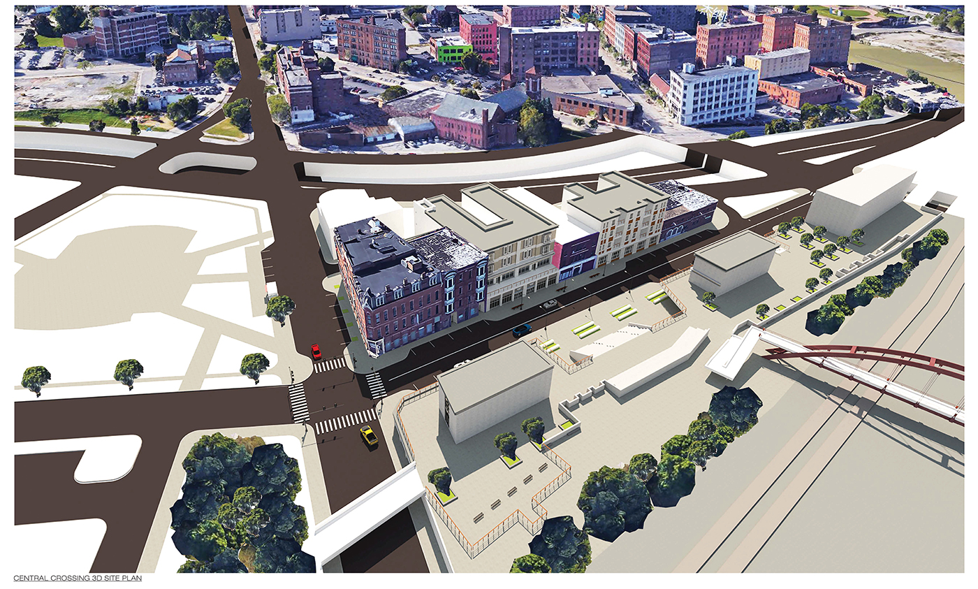 Central Avenue Gateway - 3d site plan