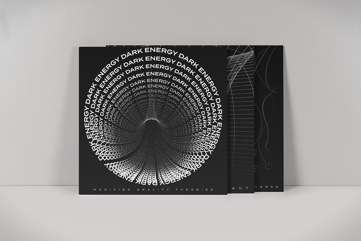 A black and white album cover.