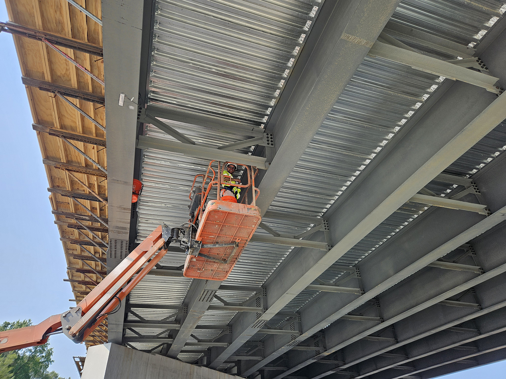 civil engineering technology alumni on construction building site