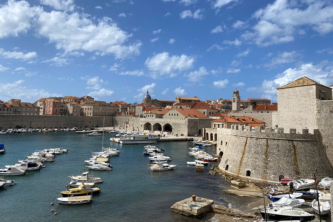 Dubrovnik, Croatia, located on the Adriatic Sea.