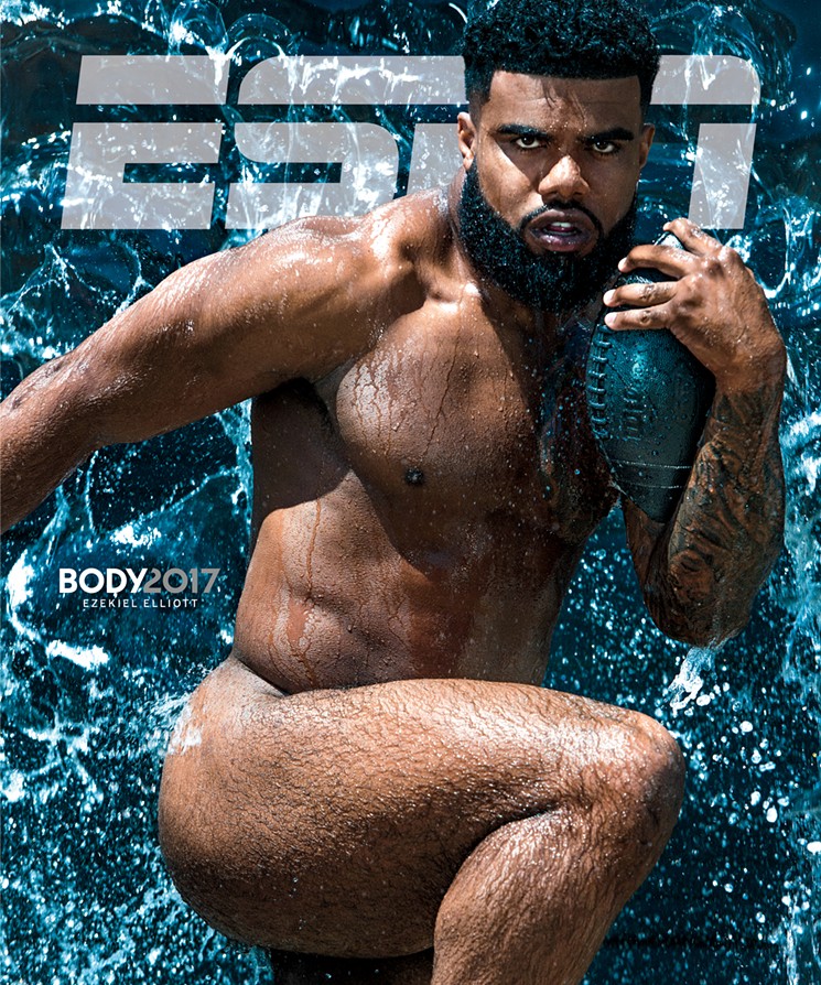 Ezekiel Elliott on a cover of ESPN The Magazine.