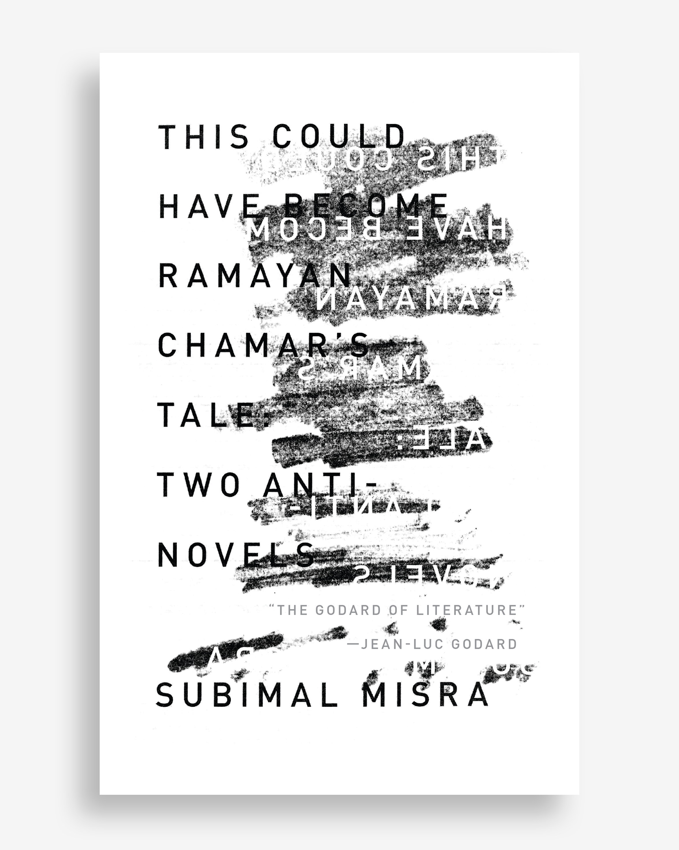 A typography-based book cover design.