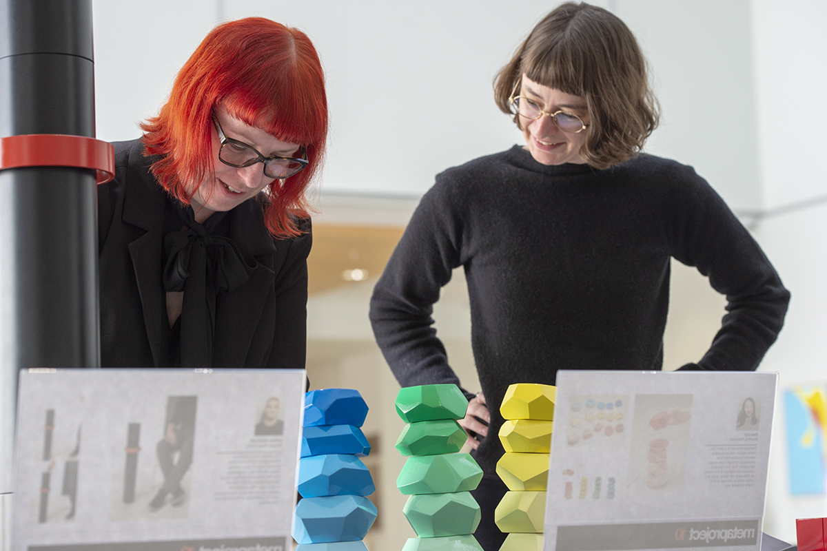 Jennifer Whitlock looks at Metaproject 10 designs with Ella von Holtum.