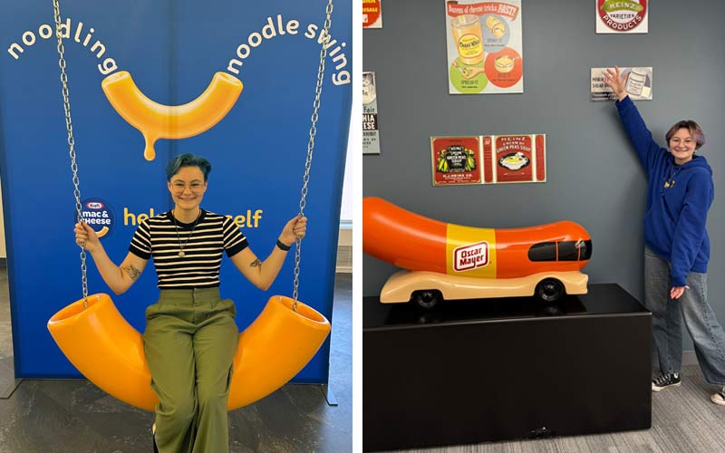 packaging science student on co-op at mattel disney small dolls and kraft heinz