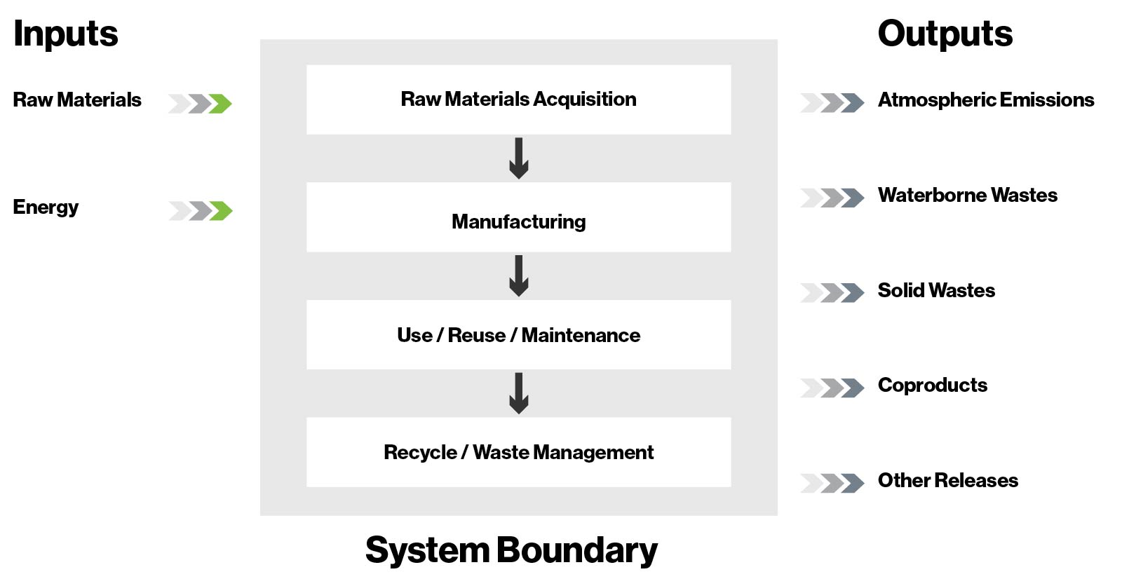 Life cycle stages.