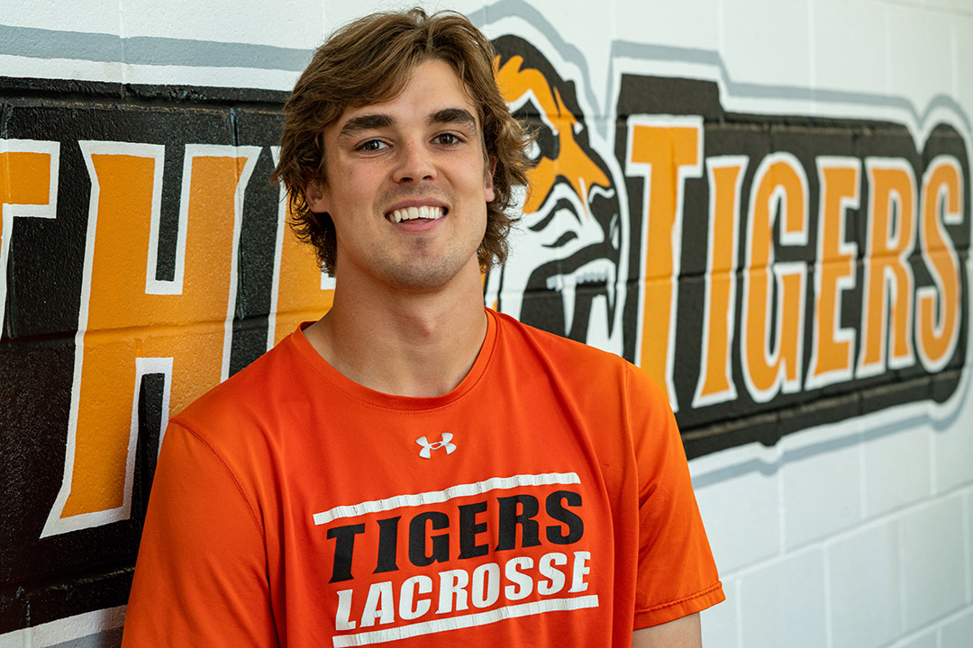 portrait of lacrosse player.