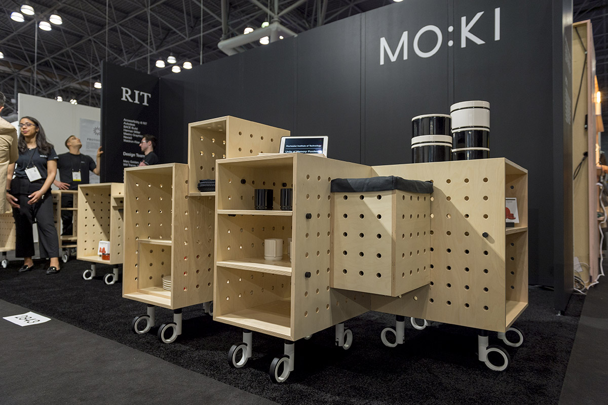 The Mobile Kitchen on the ICFF exhibit floor.