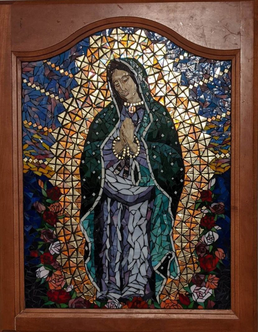 mosaic of the Virgin Mary.