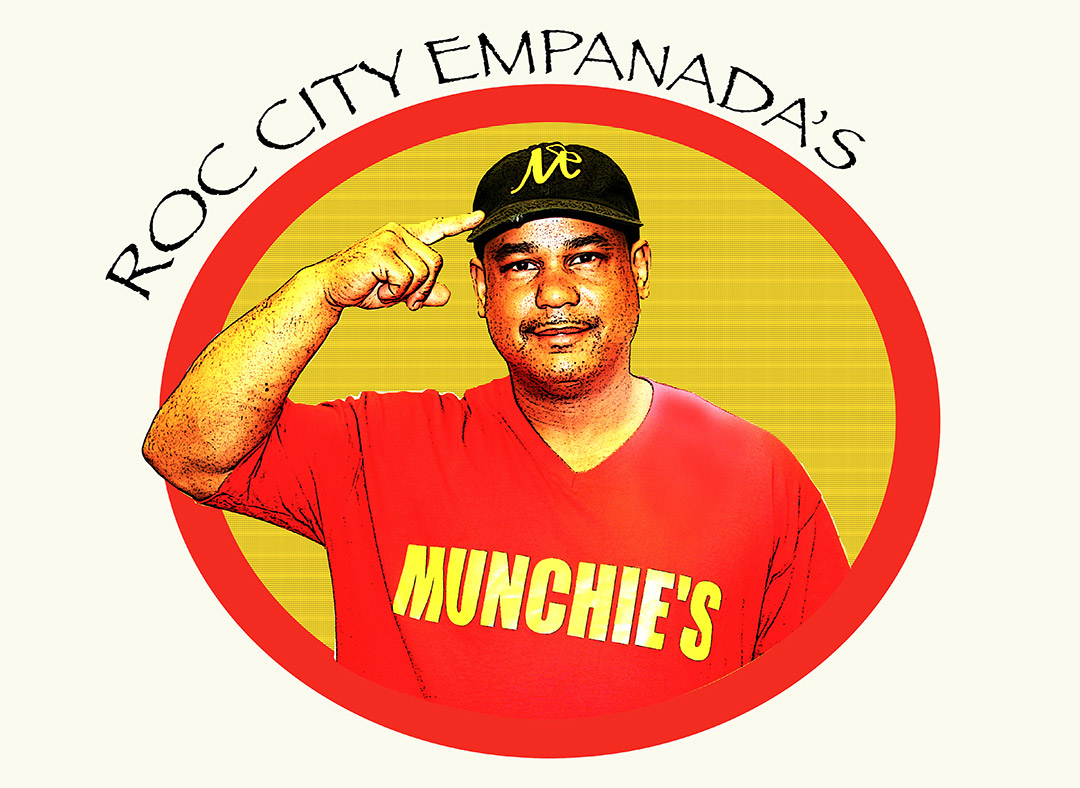 Luis Carasquillo, owner of Munchie’s Roc City Empanadas.