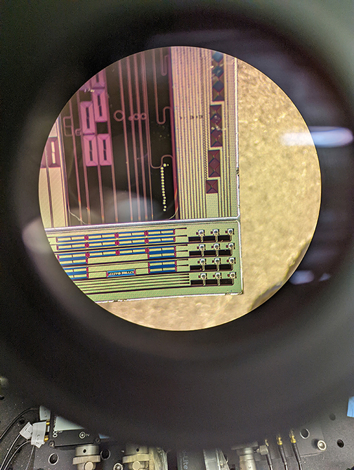 A photonic research device.