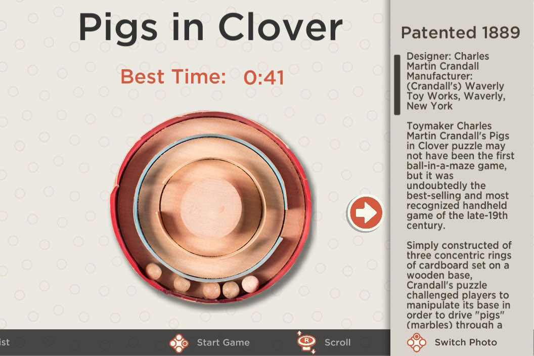 Screenshot of Pigs in Clover mobile game.