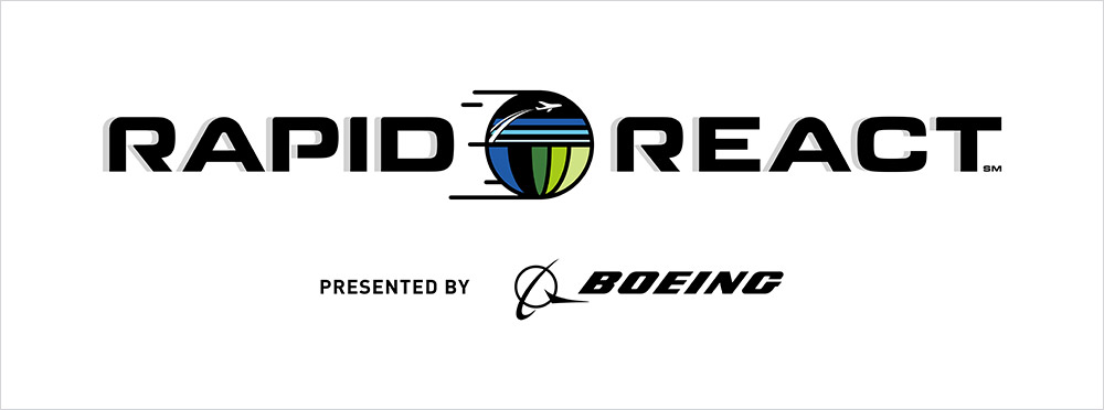 FIRST Robotics Rapid React logo.