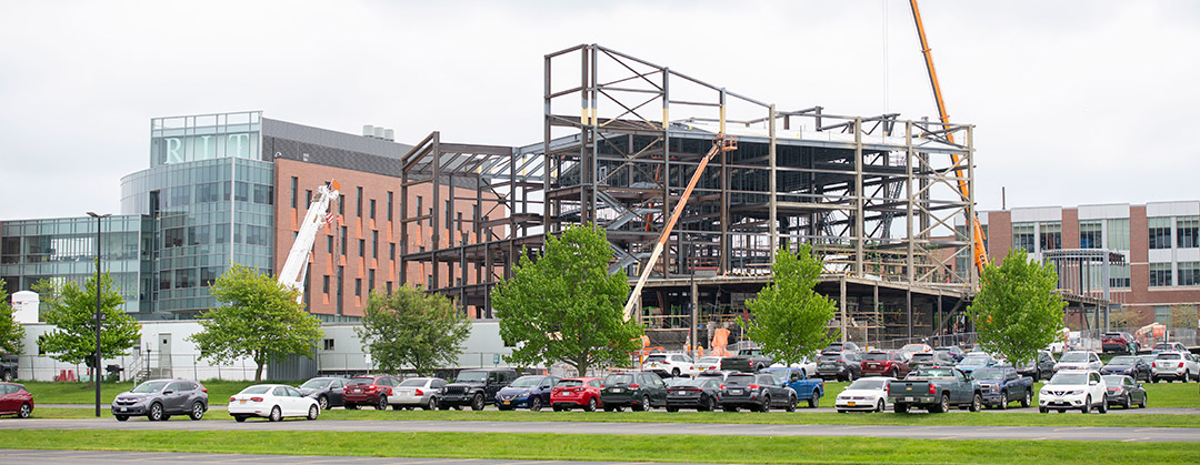Construction work is being peformed on the performabce theatre.