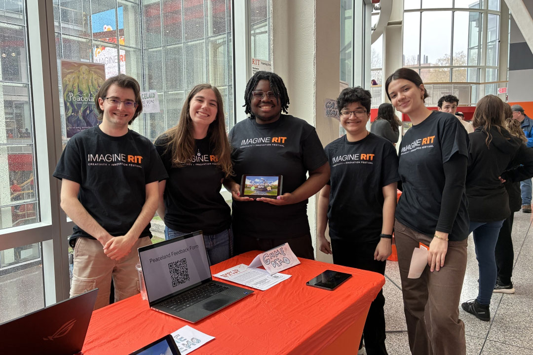 : The narrative designers from the Spring 2026 Narrative Team present at Imagine R I T.