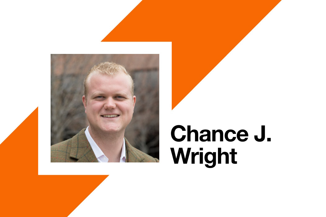 a headshot of Chance Wright