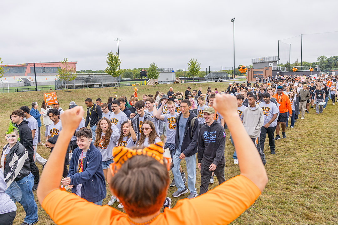 tiger walk