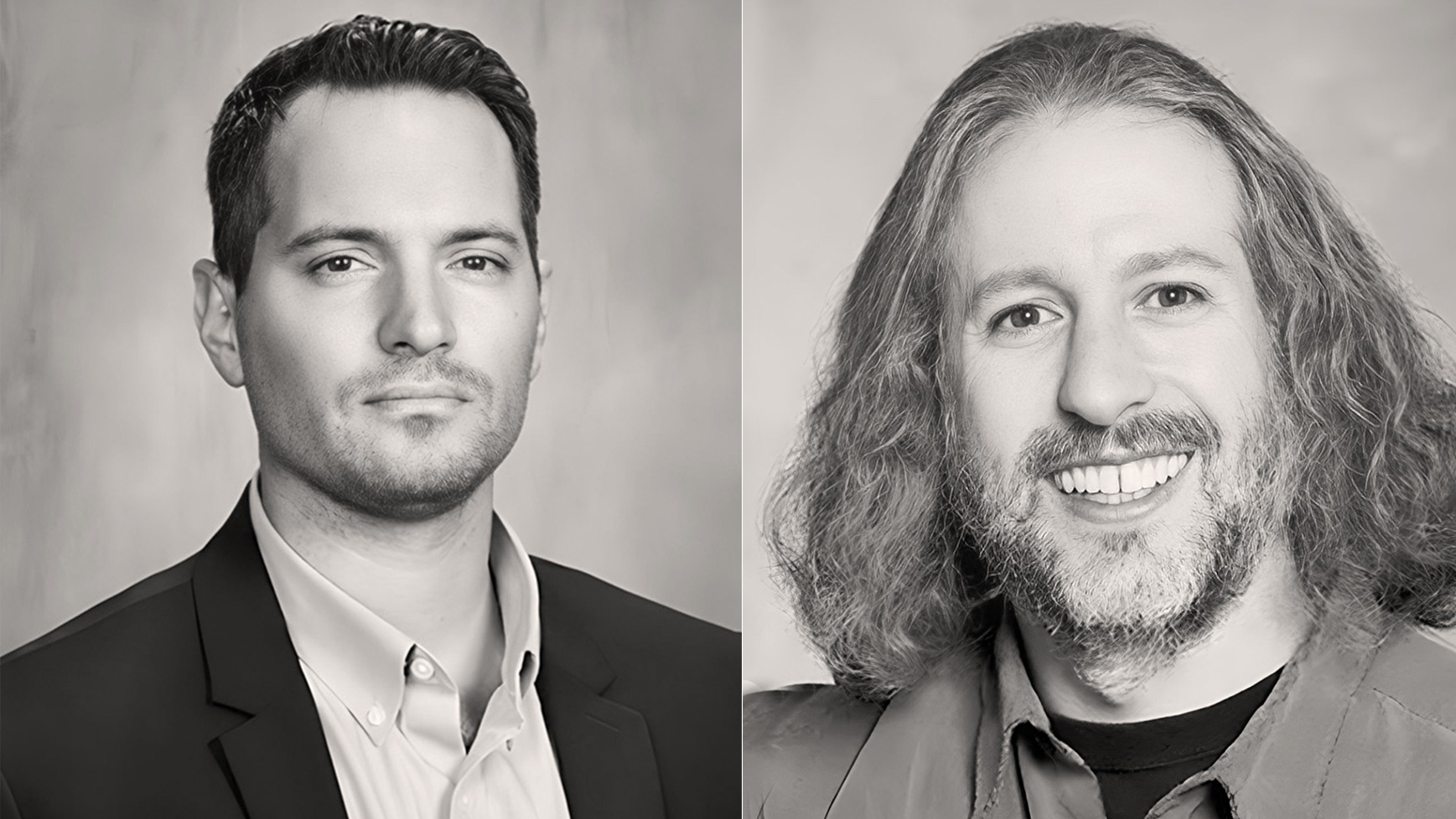 official portraits of founder Johnson and director david schwartz