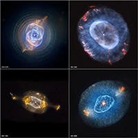 Planetary nebulas made with NASA's Chandra X-ray Observatory. 