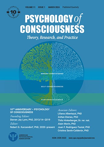 Cover of Psychology of Consciousness with sketch of tree.
