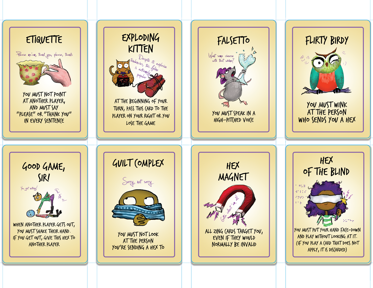 HEXES!! card images