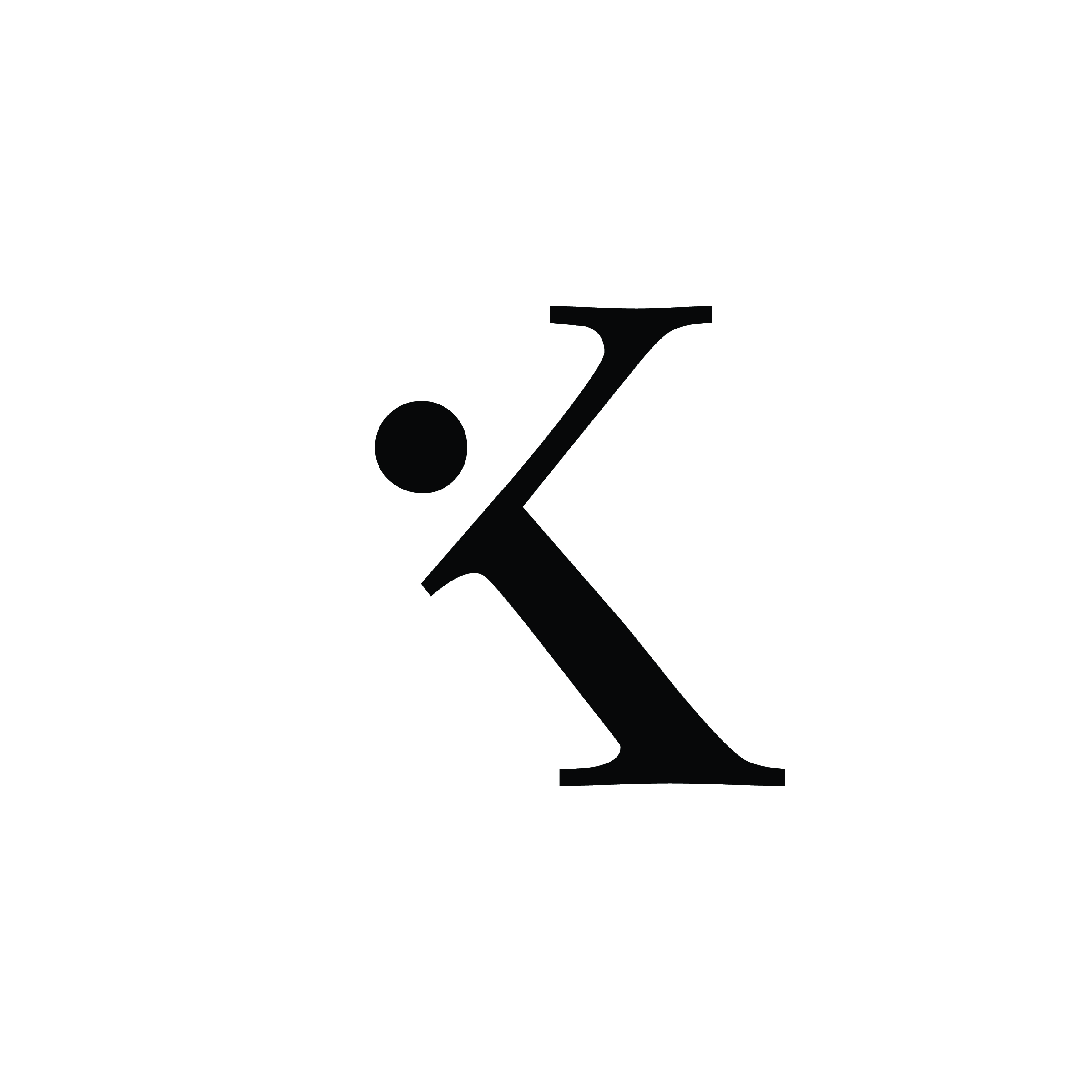 A "K" monogram.