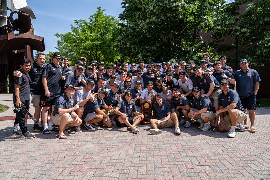 men's lacrosse team shot.