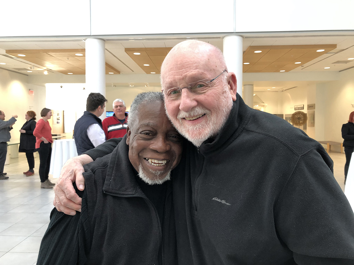 Luvon Sheppard and Roger Remington pose for a photo.