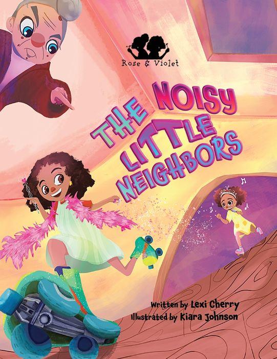 The book cover for The Noisy Little Neighbors.