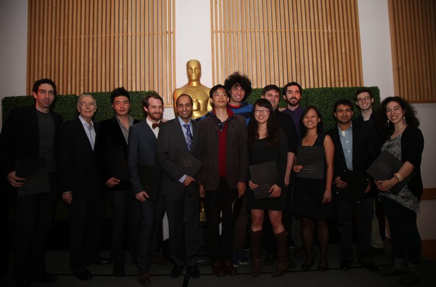A group of students posing for a pictures
