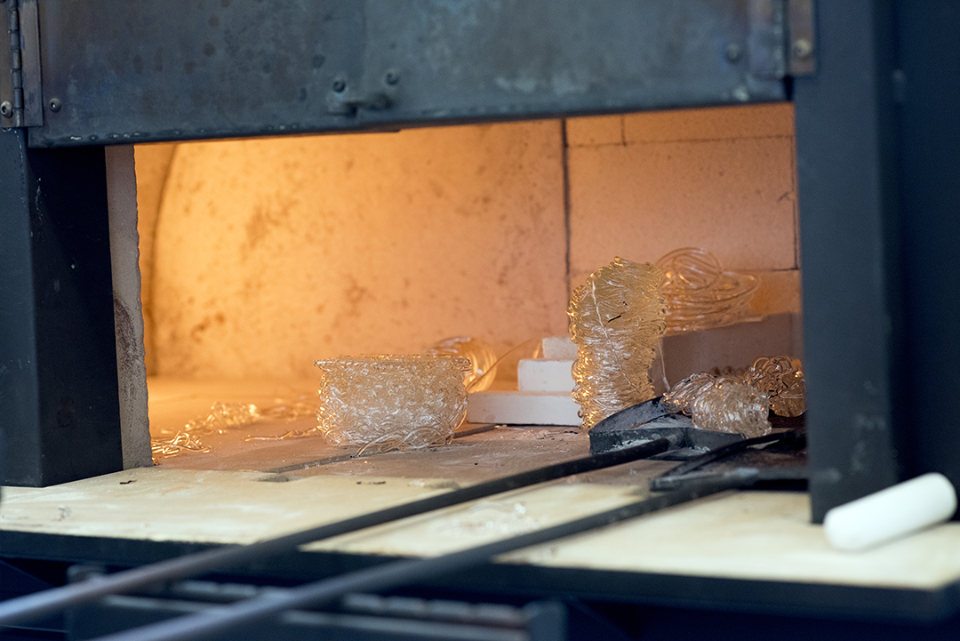 Some of the auto-coiled objects made with the vitrigraph kiln