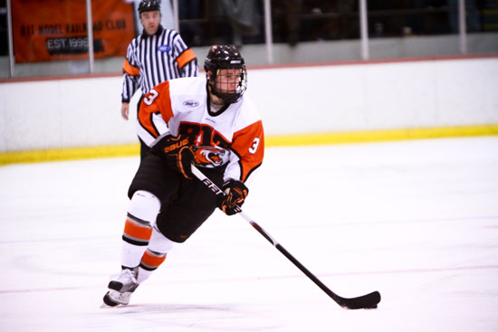 RIT Hockey player in game