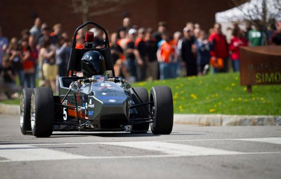 Picture of car on track