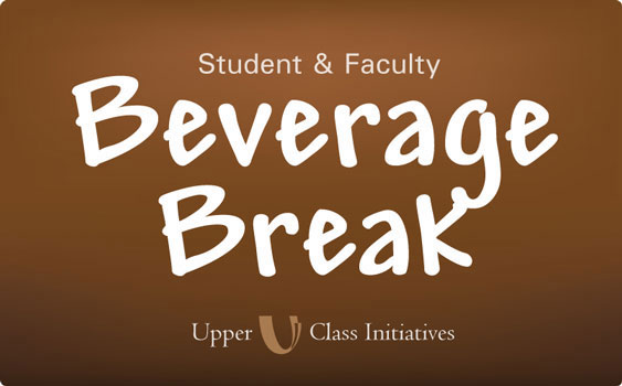 Logo for "Student & Faculty: Beverage Break"