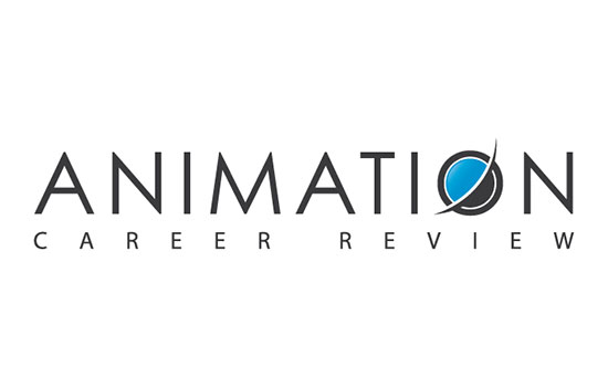 Black text saying "Animation Career Review".