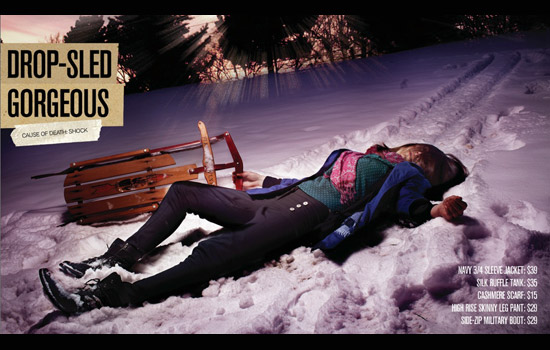 Poster for "Drop-Sled Gorgeous"