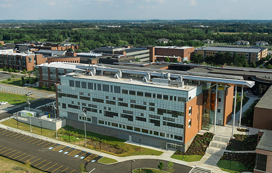 Ariel photograph of RIT Class buildings