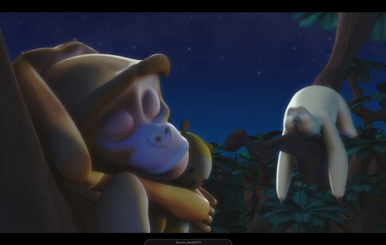 Picture of animated monkeys