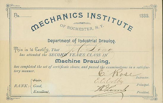 Picture of certificate 