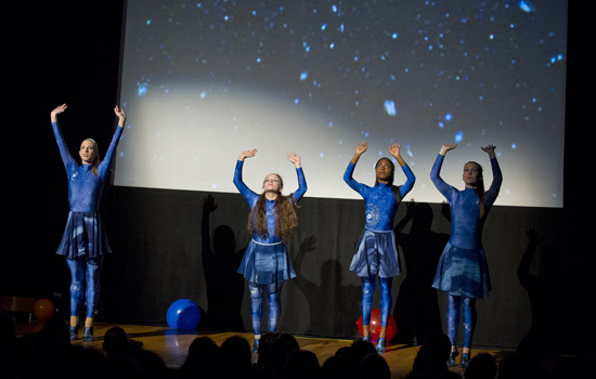 People dancing on stage