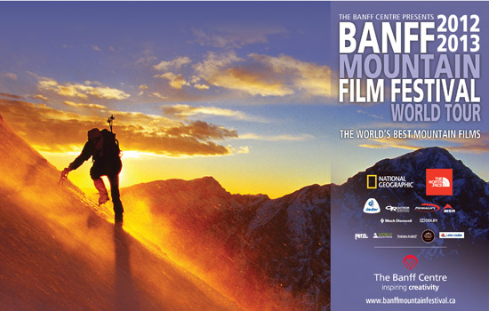 Poster for "Banff 2012/2013 Mountain Film Festival World Tour"