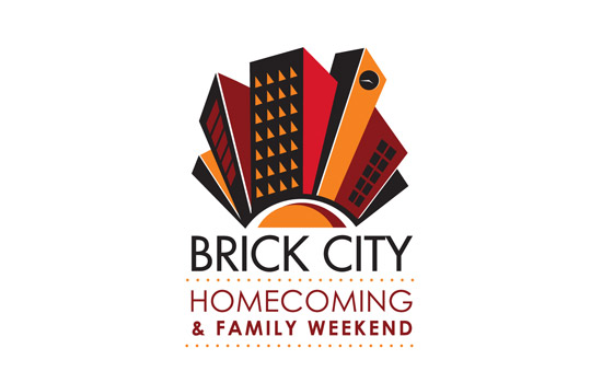 Logo for "Brick City: Homecoming & Family Weekend"
