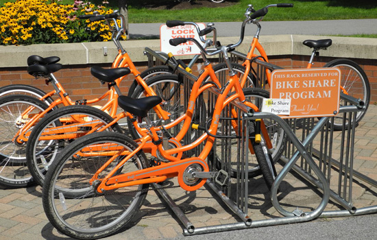 Picture of Bike Share rack