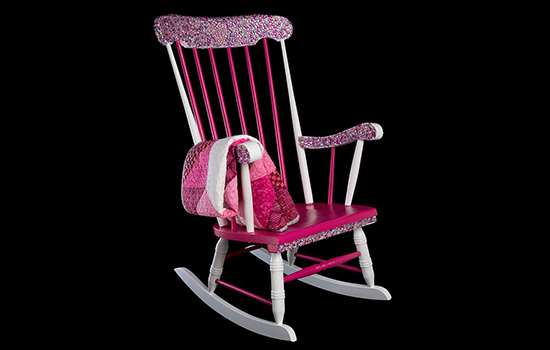 Picture of pink rocking chair