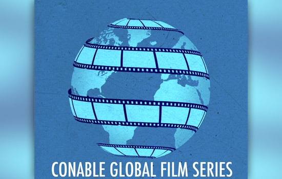 Logo for "Conable Global Film Series"