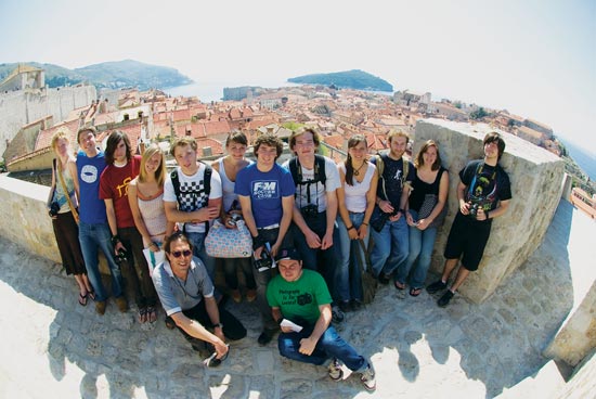 Twelve RIT students in Croatia