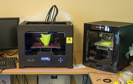 Picture of 3D printers