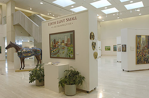 "Edith Lunt Small A Retrospective" showcase in Art Center